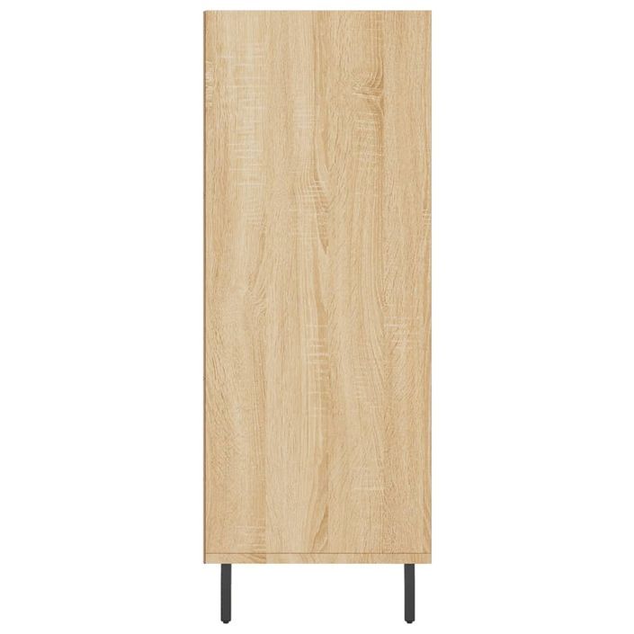 Armoire à étagères chêne sonoma 69,5x32,5x90 cm bois ingénierie - Photo n°5