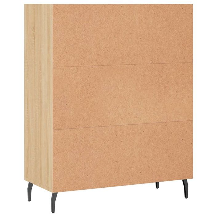 Armoire à étagères chêne sonoma 69,5x32,5x90 cm bois ingénierie - Photo n°6