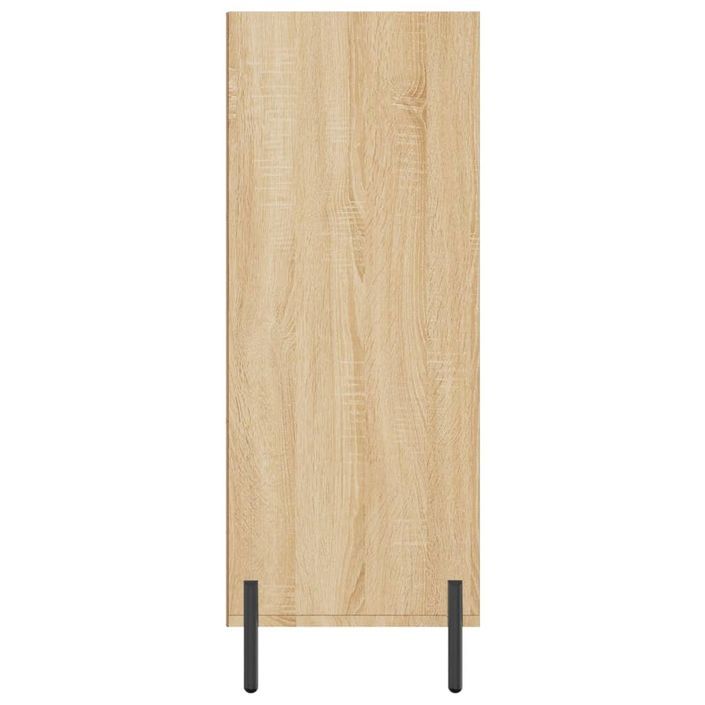 Armoire à étagères chêne sonoma 69,5x32,5x90 cm bois ingénierie - Photo n°5