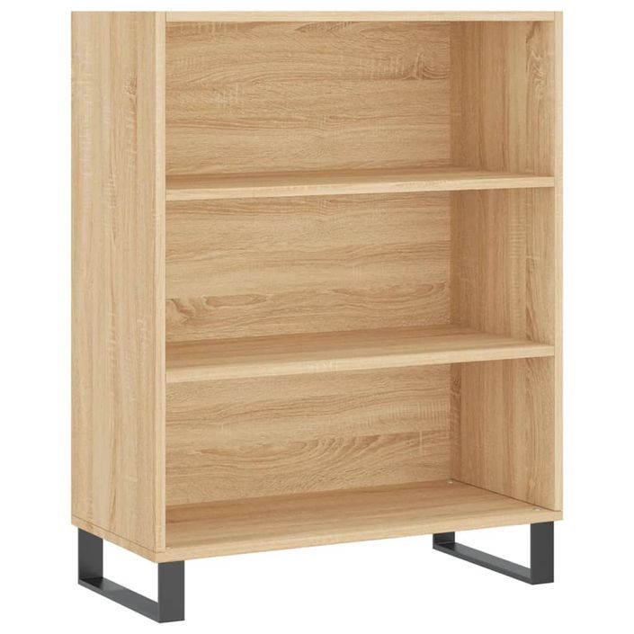 Armoire à étagères chêne sonoma 69,5x32,5x90 cm bois ingénierie - Photo n°1