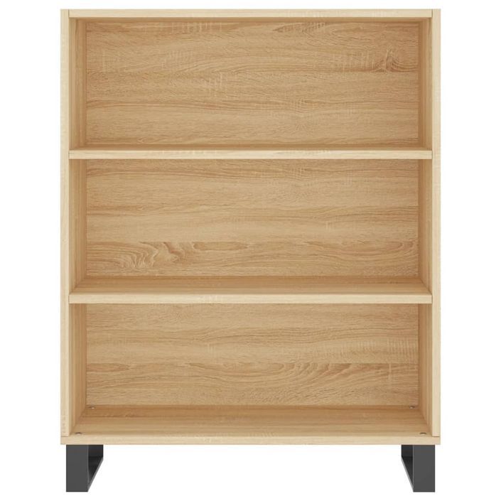 Armoire à étagères chêne sonoma 69,5x32,5x90 cm bois ingénierie - Photo n°4