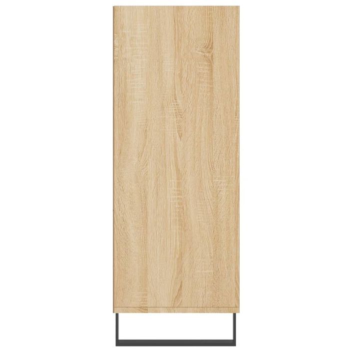 Armoire à étagères chêne sonoma 69,5x32,5x90 cm bois ingénierie - Photo n°5