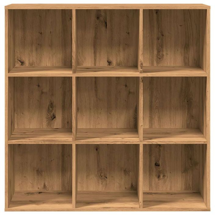 Armoire à livres chêne artisanal 98x29x97,5 cm - Photo n°5