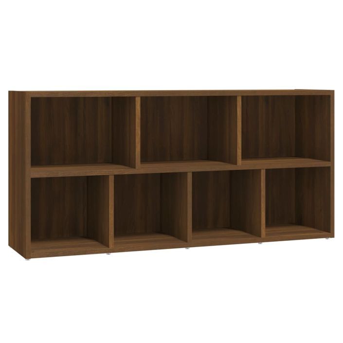 Armoire à livres Chêne marron 50x25x106 cm - Photo n°9