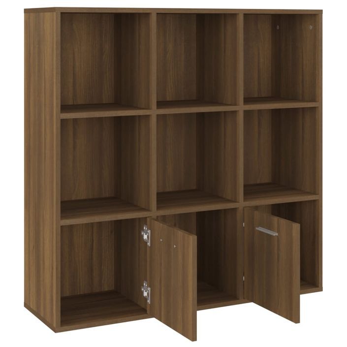 Armoire à livres Chêne marron 98x30x98 cm - Photo n°6