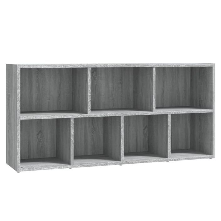 Armoire à livres Sonoma gris 50x25x106 cm - Photo n°9