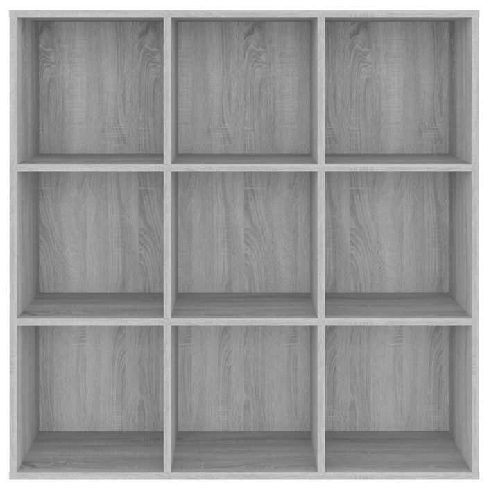 Armoire à livres sonoma gris 98x29x97,5 cm - Photo n°3