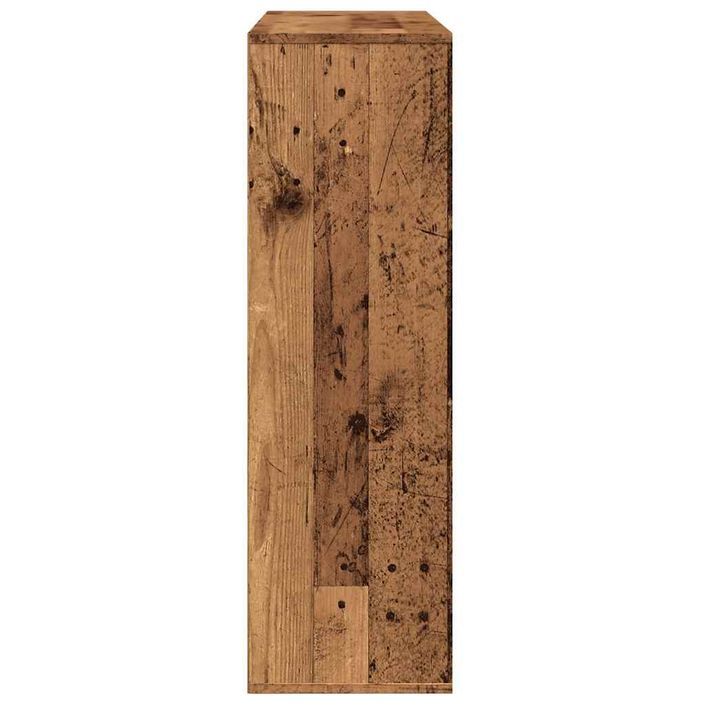 Armoire à livres vieux bois 98x29x97,5 cm - Photo n°6