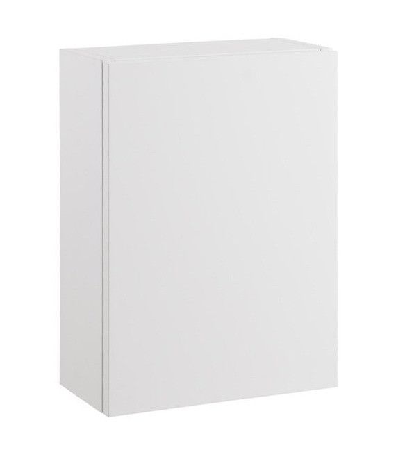 Armoire à pharmacie bois laqué blanc mat Teph H 47 cm - Photo n°1