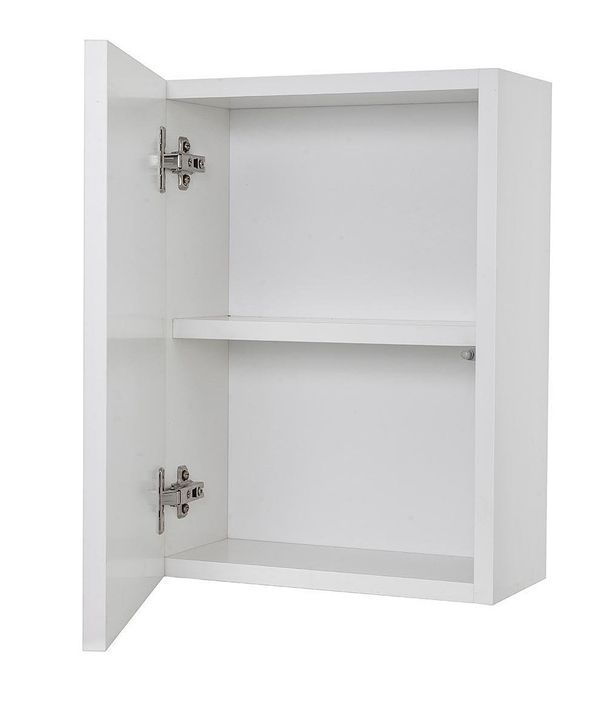 Armoire à pharmacie bois laqué blanc mat Teph H 47 cm - Photo n°2