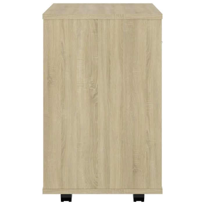 Armoire à roulettes Chêne sonoma 46x36x59 cm - Photo n°6