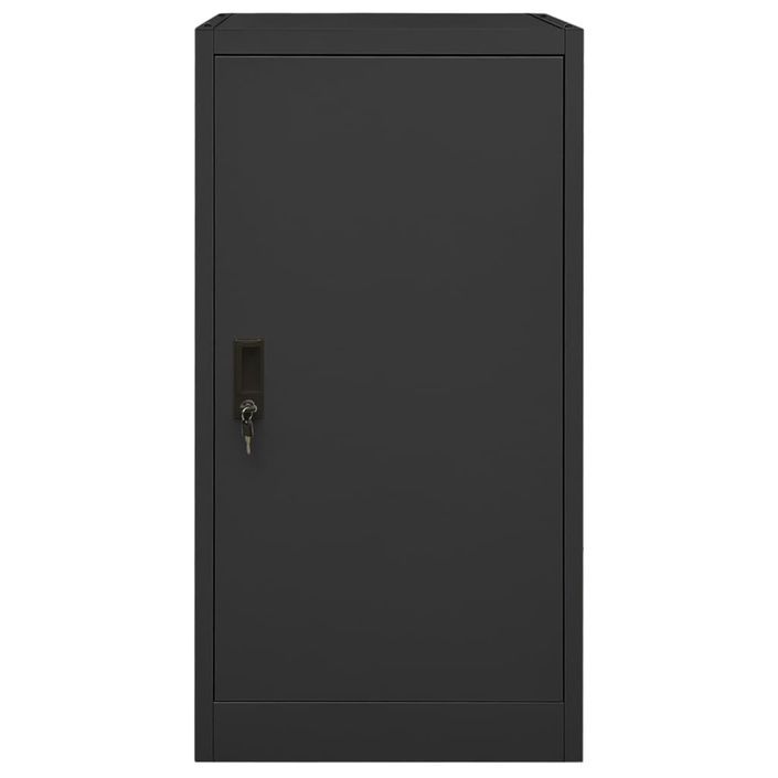 Armoire à selles Anthracite 53x53x105 cm Acier - Photo n°2