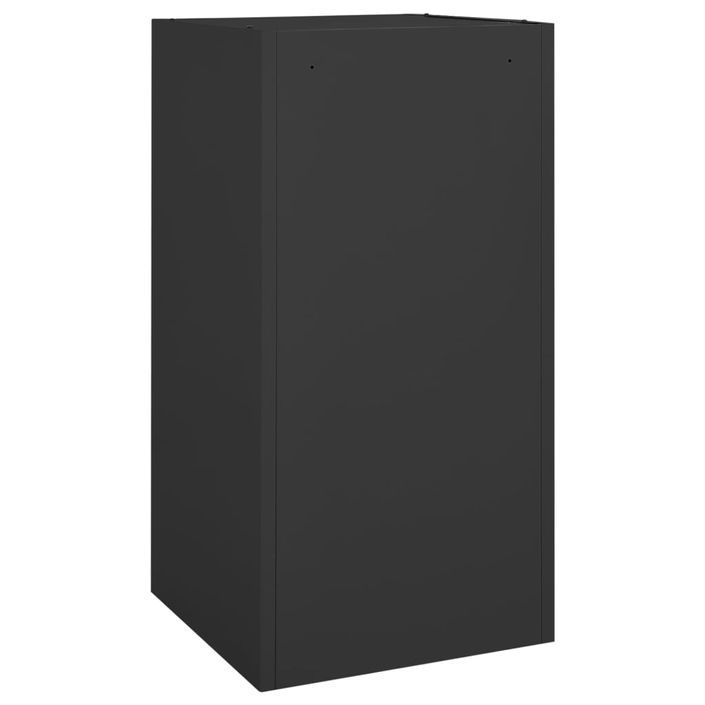 Armoire à selles Anthracite 53x53x105 cm Acier - Photo n°4