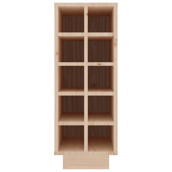 Armoire à vin 23x34x61 cm Bois de pin massif - Photo n°5