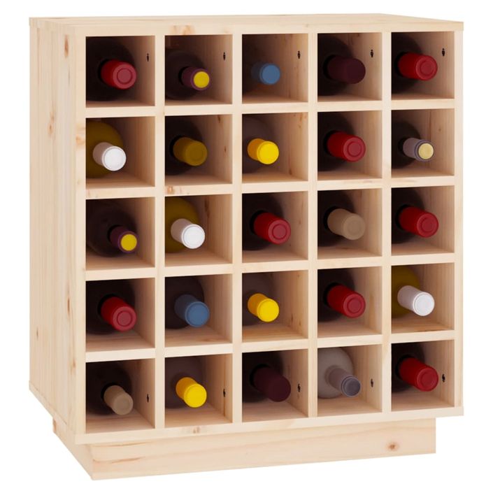 Armoire à vin 55,5x34x61 cm Bois de pin massif - Photo n°4