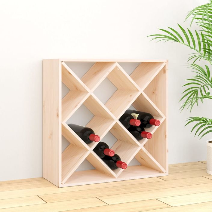 Armoire à vin 62x25x62 cm Bois de pin massif - Photo n°1