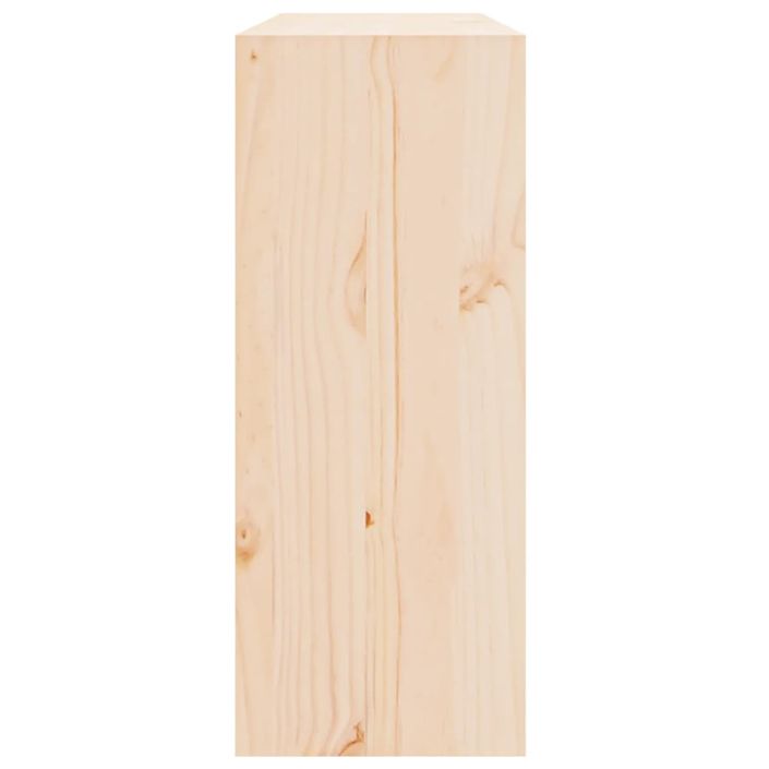 Armoire à vin 62x25x62 cm Bois de pin massif - Photo n°6