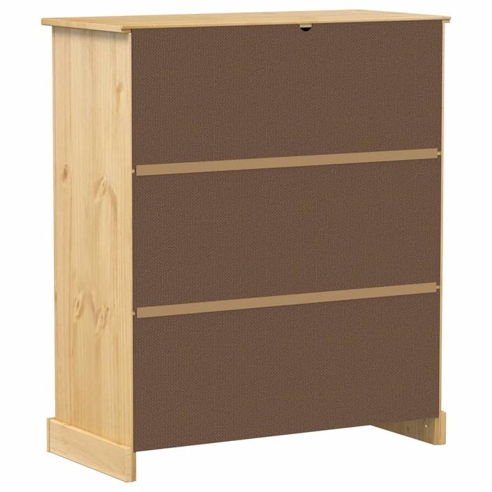 Armoire à vin Corona 97x45x114 cm bois de pin massif - Photo n°6