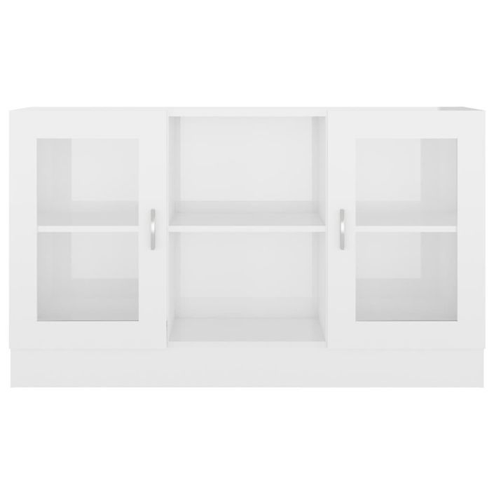 Armoire à vitrine Blanc brillant 120x30,5x70 cm - Photo n°1