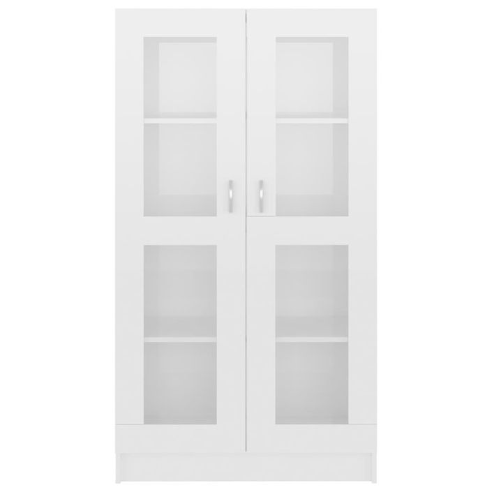 Armoire à vitrine Blanc brillant 82,5x30,5x150 cm - Photo n°1