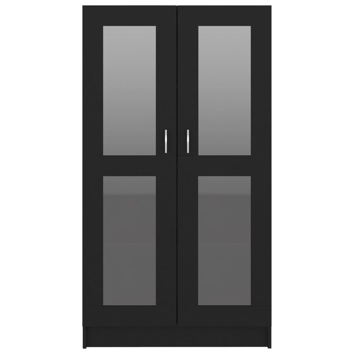 Armoire à vitrine Noir 82,5x30,5x150 cm - Photo n°1