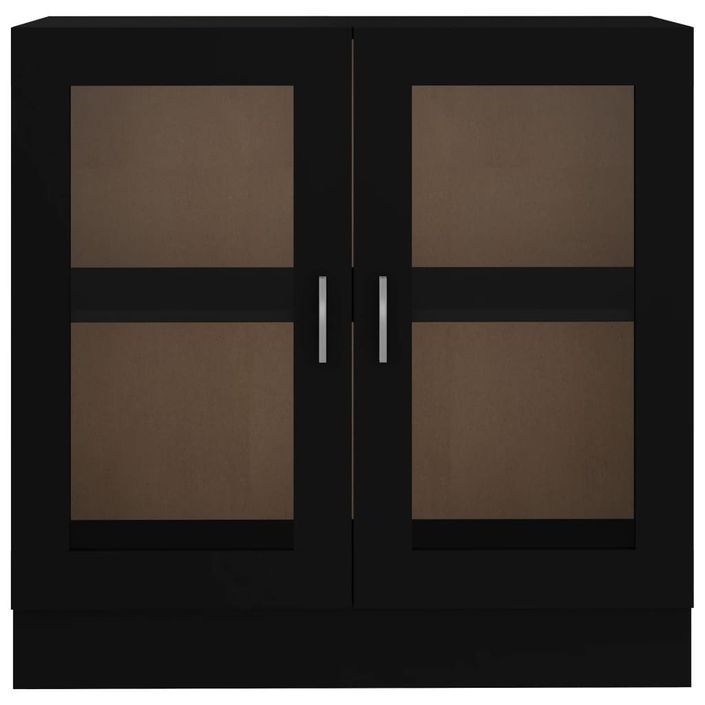 Armoire à vitrine Noir 82,5x30,5x80 cm - Photo n°1