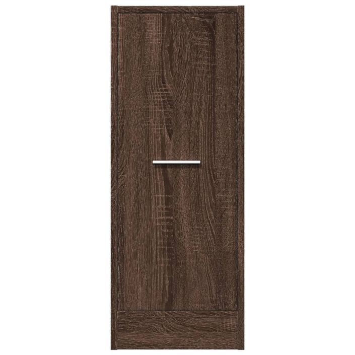 Armoire apothicaire chêne marron 30x41x77,5cm bois d'ingénierie - Photo n°5