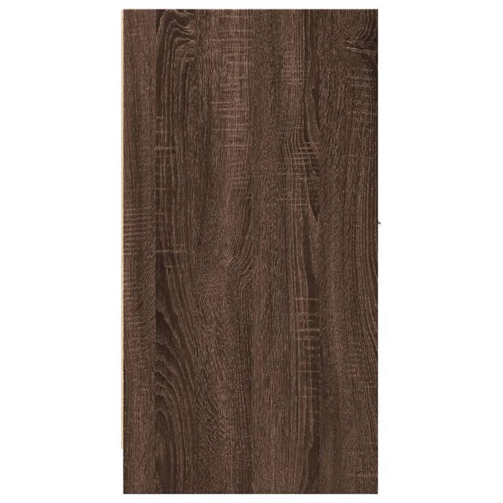 Armoire apothicaire chêne marron 30x41x77,5cm bois d'ingénierie - Photo n°6