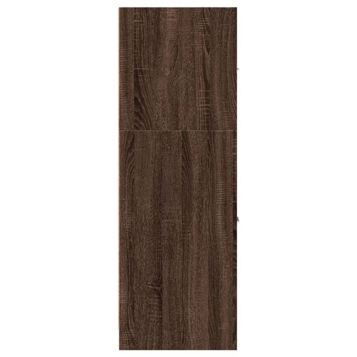 Armoire apothicaire chêne marron 40x41x118 cm bois d'ingénierie - Photo n°6