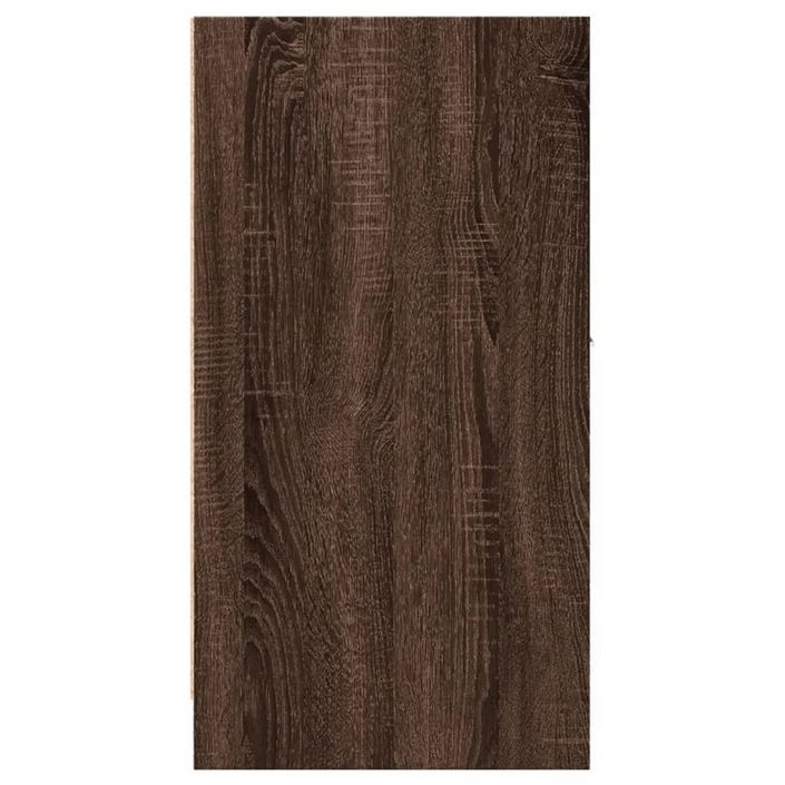 Armoire apothicaire chêne marron 40x41x77,5cm bois d'ingénierie - Photo n°6