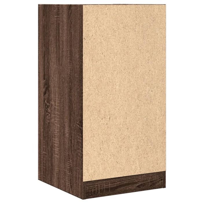 Armoire apothicaire chêne marron 40x41x77,5cm bois d'ingénierie - Photo n°7