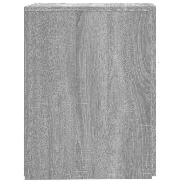 Armoire apothicaire Sonoma gris 20x45,5x60 cm Bois d'ingénierie - Photo n°6