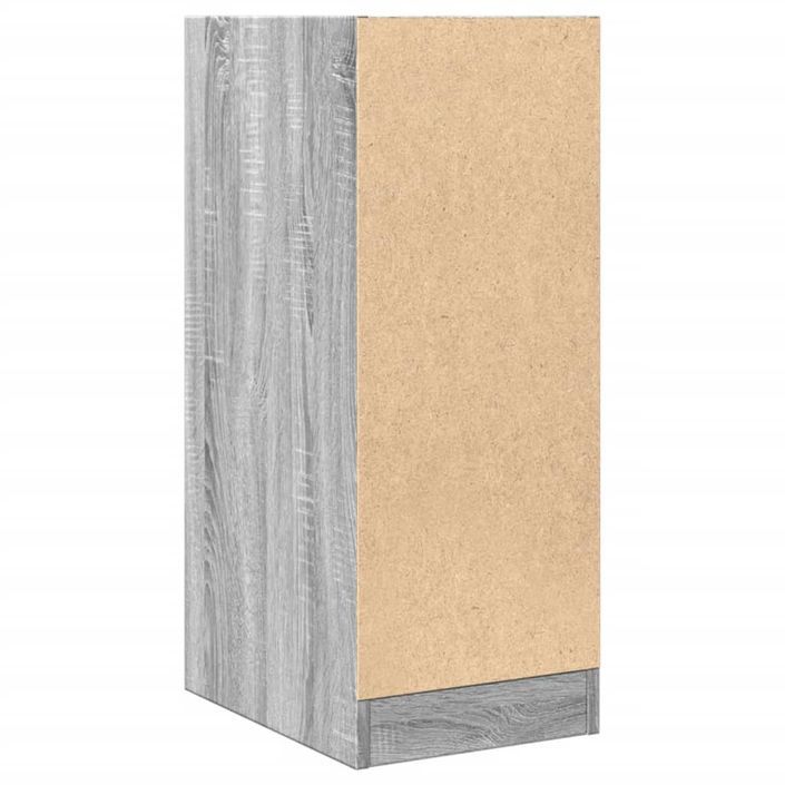 Armoire apothicaire sonoma gris 30x41x77,5 cm bois d'ingénierie - Photo n°7