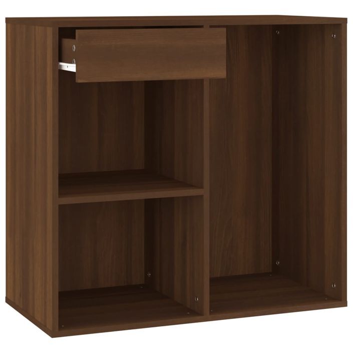 Armoire cosmétique Chêne marron 80x40x75 cm Bois d'ingénierie - Photo n°4