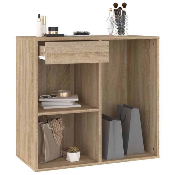 Armoire cosmétique Chêne Sonoma 80x40x75 cm Bois d'ingénierie - Photo n°6