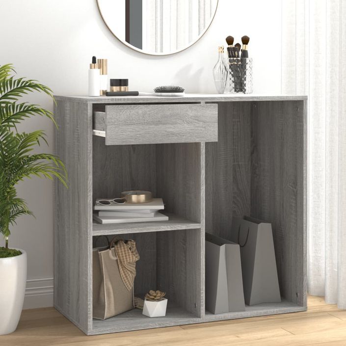 Armoire cosmétique Sonoma gris 80x40x75 cm Bois d'ingénierie - Photo n°1