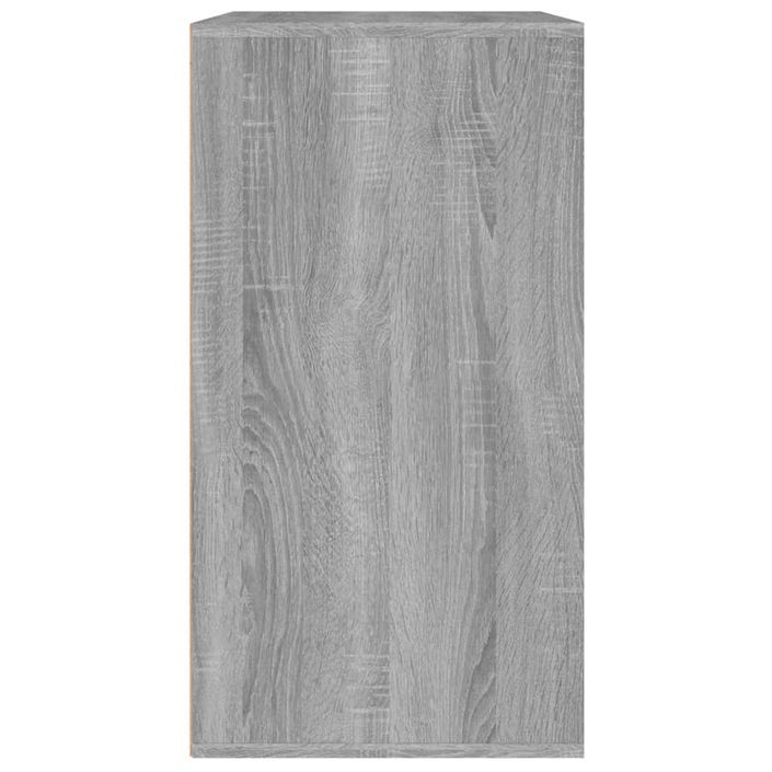 Armoire cosmétique Sonoma gris 80x40x75 cm Bois d'ingénierie - Photo n°5