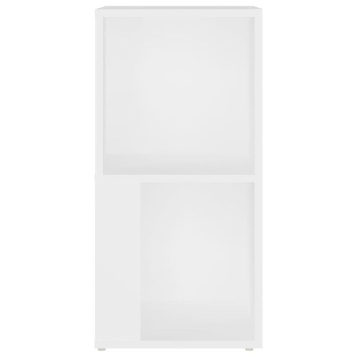 Armoire d'angle Blanc 33x33x67 cm Bois d'ingénierie - Photo n°5