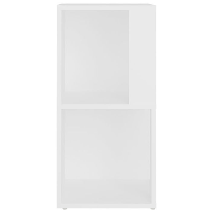 Armoire d'angle Blanc 33x33x67 cm Bois d'ingénierie - Photo n°6