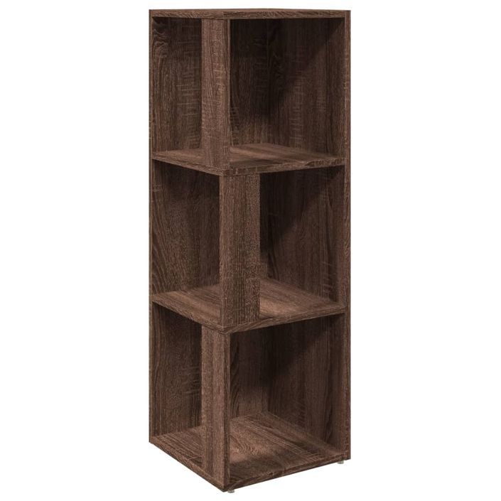 Armoire d'angle Chêne marron 33x33x100 cm Bois d'ingénierie - Photo n°1