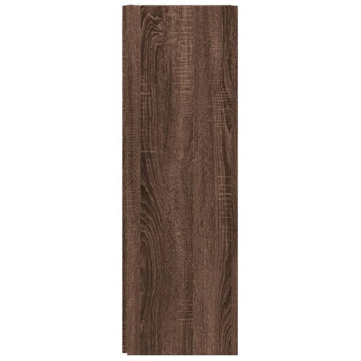 Armoire d'angle Chêne marron 33x33x100 cm Bois d'ingénierie - Photo n°6