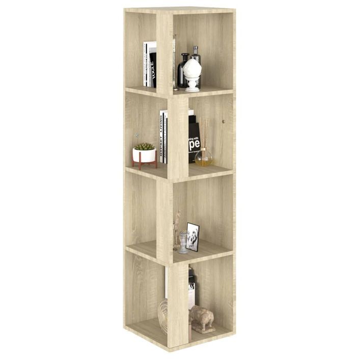 Armoire d'angle Chêne sonoma 33x33x132 cm - Photo n°4