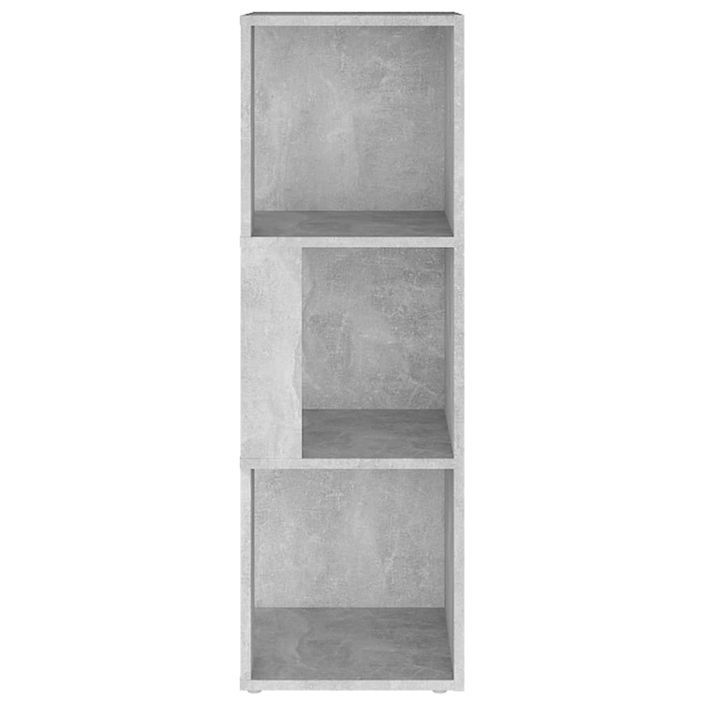 Armoire d'angle Gris béton 33x33x100 cm - Photo n°5