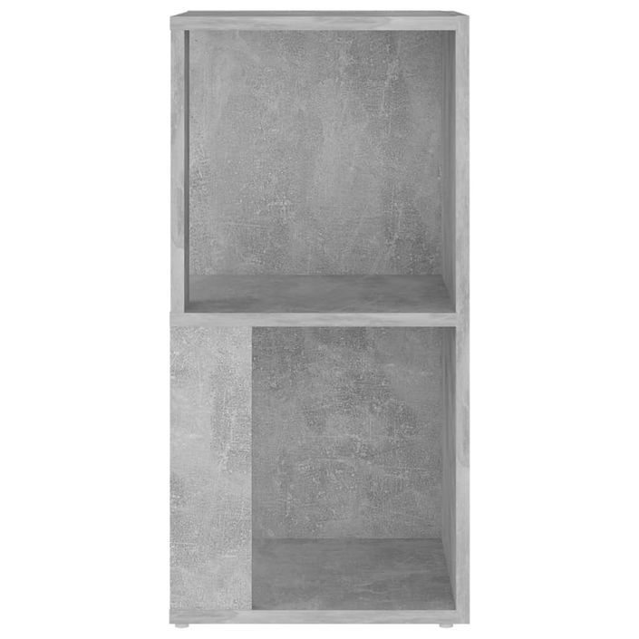 Armoire d'angle Gris béton 33x33x67 cm - Photo n°5