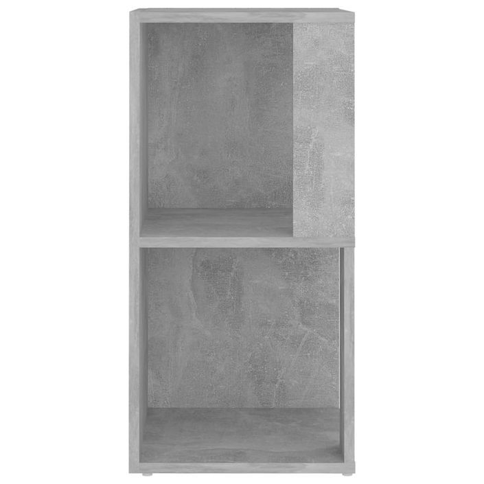 Armoire d'angle Gris béton 33x33x67 cm - Photo n°6