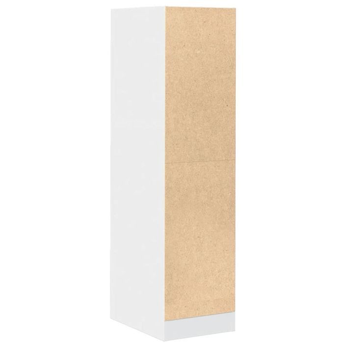 Armoire d'apothicaire blanc 30x41x118 cm bois d'ingénierie - Photo n°7