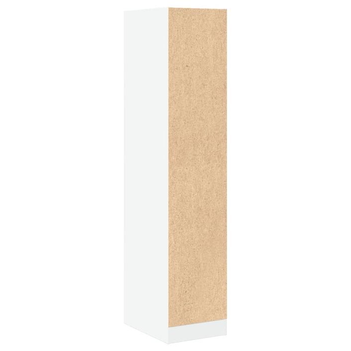 Armoire d'apothicaire blanc 30x41x144,5 cm bois d'ingénierie - Photo n°7