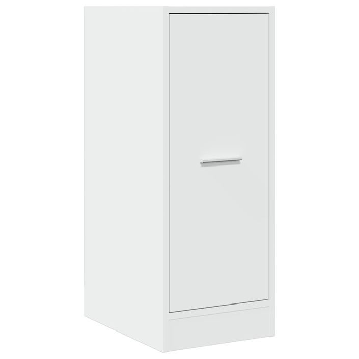 Armoire d'apothicaire blanc 30x41x77,5 cm bois d'ingénierie - Photo n°3