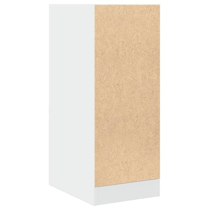 Armoire d'apothicaire blanc 30x41x77,5 cm bois d'ingénierie - Photo n°7