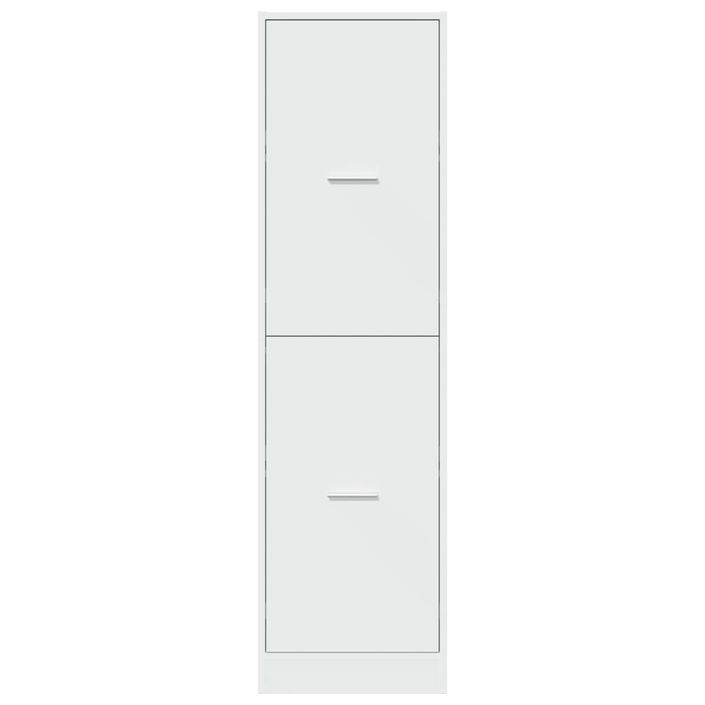 Armoire d'apothicaire blanc 40x41x144,5 cm bois d'ingénierie - Photo n°5